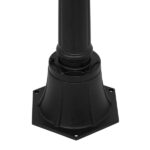 GLOBOSTAR® DIRAHIO 12148 Φωτιστικό Κολωνάκι Κήπου με Ντουί 1 x E27 120° AC 220-240V Αδιάβροχο IP65 - Γκρι Ανθρακί - Μ32 x Π32 x Υ109cm - Image 5
