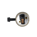 GLOBOSTAR® LAMPHOLDER 78964 Ντουί E27 με Διακόπτη On/Off IP20 Μπρούτζινο - Μ5.5 x Π3.6 x Υ7cm - Image 5