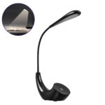 GLOBOSTAR® TEBLARO 76501 Μοντέρνο Επιτραπέζιο Φωτιστικό Γραφείου LED 2.8W 550lm 90° DC 5V με USB-C με Επαναφορτιζόμενη Μπαταρία Li-ion 3.7V 1x18650 1800mAh IP20 Φυσικό Λευκό 4500K - Sanan SMD Chip - Μαύρο - Μ15.5 x Π7.5 x Υ44.5cm - 2 Χρόνια Εγγύηση - Image 2