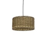 GLOBOSTAR® POMEGRANDE 204-0157 Boho Κρεμαστό Φωτιστικό Οροφής με Ντουί 1 x E27 AC 220-240V IP20 - Μπεζ - Μ31 x Π31 x Υ18cm - Image 2