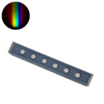 GLOBOSTAR® WASHERMARGO 90184 Μπάρα Φωτισμού Wall Washer LED 6W 510lm 30° DC 24V Αδιάβροχο IP65 Πολύχρωμο RGBW Dimmable DMX512 - Bridgelux SMD Chip - Γκρι Ανθρακί - Μ30 x Π4 x Υ5cm - 3 Χρόνια Εγγύηση - Image 2