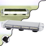 GloboStar® 85184 PRO Series Φάρος Σήμανσης Οχήματος Ασθενοφόρου για Αυτοκίνητα & Φορτηγά 6 Προγραμμάτων Φωτισμού STROBE LED COB 100W DC 10-30V Αδιάβροχος IP66 Ψυχρό Λευκό 6000K - Image 2