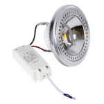GLOBOSTAR® DARKO 60381 Σποτ AR111 LED 14W 1694lm 40° AC 220-240V IP20 Ψυχρό Λευκό 6000K Dimmable - Indirect Anti-Glare Reflector - Bridgelux High Lumen COB Gen2 & TÜV SÜD Driver - Μ11.1 x Π11.1 x Υ6.6cm - 3 Χρόνια Εγγύηση - Image 2