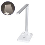 GLOBOSTAR® ONO 86101 Μοντέρνο Επιτραπέζιο Φωτιστικό Γραφείου με Ασύρματη Φόρτιση 10W 2A LED 5W 1000lm 90° DC 5V με USB-C IP20 Φυσικό Λευκό 4500K - Sanan SMD Chip - Λευκό - Μ33 x Π14 x Υ63cm - 2 Χρόνια Εγγύηση - Image 2