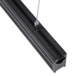 GloboStar® MARKET 61021-P Γραμμικό Κρεμαστό Φωτιστικό Linear LED 18W 2200lm 60° AC 220-240V Μ120 x Π2 x Υ4cm Φυσικό Λευκό 4500K - Μαύρο - 3 Years Warranty - Image 6