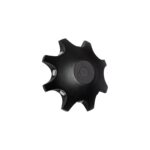 GLOBOSTAR® SPARK 60684 Μοντέρνο Φωτιστικό Τοίχου - Απλίκα LED 16W 2000lm 30° AC 220-240V Αδιάβροχο IP65 Θερμό Λευκό 2700K - CREE XPE Chip & TÜV SÜD Driver - Μαύρο Ματ - Μ25 x Π6 x Υ25cm - 5 Χρόνια Εγγύηση - Image 2