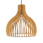 GLOBOSTAR® SCANDINAVIA 01697 Boho Κρεμαστό Φωτιστικό Οροφής με Ντουί 1 x E27 AC 220-240V IP20 - Μπεζ - Μ35 x Π35 x Υ35cm - Image 2