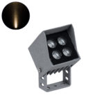 GloboStar® SPOT-JENA 90635 Σποτ Φωτισμου Wall Washer LED 8W 880lm 30° AC 220-240V Αδιάβροχο IP65 Μ8.5 x Π7.3 x Υ9.5cm Θερμό Λευκό 3000K - Γκρι Ανθρακί - 3 Years Warranty - Image 2