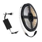 GloboStar® S-120001 Σετ Ταινία LED Digital Magic Strip IC3 5m 36W/5m 12V 30LED/m 5050 SMD 600lm/m 120° Αδιάβροχη IP65 με Ενσωματωμένα Προγράμματα Λειτουργίας και Τροφοδοτικό Κόκκινο - Image 2