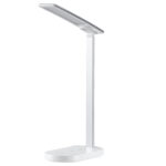 GLOBOSTAR® ONO 76531 Μοντέρνο Επιτραπέζιο Φωτιστικό Γραφείου με Ασύρματη Φόρτιση 10W 2A LED 5W 500lm 180° DC 5V με USB IP20 Ρυθμιζόμενο Λευκό CCT με Αφή 2700K/4500K/6000K Dimmable - Sanan SMD Chip - Λευκό - Μ25 x Π10.5 x Υ35.5cm - 2 Χρόνια Εγγύηση - Image 2