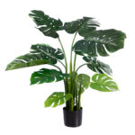 GloboStar® Artificial Garden MONSTERA PLANT 20002 - Τεχνητό Διακοσμητικό Φυτό Μονστέρα Υ120cm - Image 2