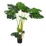 GloboStar® Artificial Garden MONSTERA PLANT 20004 - Τεχνητό Διακοσμητικό Φυτό Μονστέρα Υ140cm - Image 2