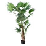 GloboStar® Artificial Garden PALM TREE 20014 Τεχνητό Διακοσμητικό Φυτό Φοινικόδεντρο Βεντάλια Υ210cm - Image 2