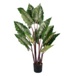 GloboStar® Artificial Garden RAINBOW TARO 20055 Τεχνητό Διακοσμητικό Φυτό Κολοκασία Υ140cm - Image 2