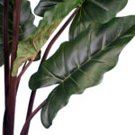 GloboStar® Artificial Garden RAINBOW TARO 20055 Τεχνητό Διακοσμητικό Φυτό Κολοκασία Υ140cm - Image 3