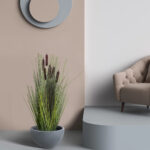 GloboStar® Artificial Garden TYPHA ANGUSTIFOLIA GRASS 20069 Τεχνητό Διακοσμητικό Φυτό Γρασίδι της Τύφας Υ90cm - Image 4
