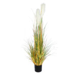 GloboStar® Artificial Garden PAMPAS GRASS 20105 Τεχνητό Διακοσμητικό Φυτό Γρασίδι της Πάμπας Υ150cm - Image 2