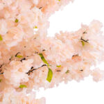 GloboStar® Artificial Garden SALMON CHERRY BLOSSOM TREE 20139 Τεχνητό Διακοσμητικό Δέντρο Σομόν Κερασιά Υ160cm - Image 3