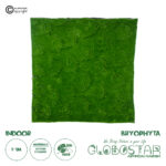 GloboStar® Artificial Garden BRYOPHYTA 20145 Τεχνητό Διακοσμητικό Πάνελ Φυλλωσιάς - Κάθετος Κήπος Βρύα Μ100 x Π100 x Υ3cm