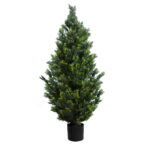 GloboStar® Artificial Garden CYPRESSUS LEYLANDII 20154 Τεχνητό Διακοσμητικό Φυτό Κυπαρίσσι Λέιλαντ Υ120cm - Image 2
