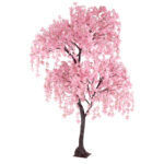 GloboStar® Artificial Garden CHERRY BLOSSOM TREE 20166 Τεχνητό Διακοσμητικό Δέντρο Άνθος Κερασιάς Υ380cm - Image 2