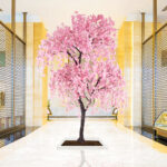 GloboStar® Artificial Garden CHERRY BLOSSOM TREE 20166 Τεχνητό Διακοσμητικό Δέντρο Άνθος Κερασιάς Υ380cm - Image 5