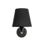 GLOBOSTAR® BLAKI 201-0115 Μοντέρνο Φωτιστικό Τοίχου - Απλίκα με Ντουί 1 x E27 AC 220-240V IP20 - Μαύρο - Μ40 x Π15 x Υ20cm - Image 3
