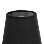 GLOBOSTAR® BLAKI 201-0115 Μοντέρνο Φωτιστικό Τοίχου - Απλίκα με Ντουί 1 x E27 AC 220-240V IP20 - Μαύρο - Μ40 x Π15 x Υ20cm - Image 5