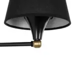 GLOBOSTAR® BLAKI 201-0115 Μοντέρνο Φωτιστικό Τοίχου - Απλίκα με Ντουί 1 x E27 AC 220-240V IP20 - Μαύρο - Μ40 x Π15 x Υ20cm - Image 6