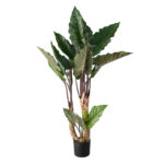 GloboStar® Artificial Garden RAINBOW TARO 20208 Τεχνητό Διακοσμητικό Φυτό Κολοκασία Υ160cm - Image 2