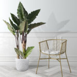 GloboStar® Artificial Garden RAINBOW TARO 20208 Τεχνητό Διακοσμητικό Φυτό Κολοκασία Υ160cm - Image 6