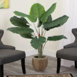 GloboStar® Artificial Garden TARO 20216 Τεχνητό Διακοσμητικό Φυτό Κολοκασία Υ140cm - Image 6