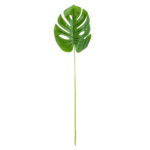 GloboStar® Artificial Garden MONSTERA LEAF 20223 - Τεχνητό Διακοσμητικό Φύλο Μονστέρας Π16 x Υ76cm - Image 2