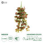 GloboStar® Artificial Garden COLEUS HANGING BRANCH 20255 Τεχνητό Διακοσμητικό Κρεμαστό Φυτό Κολέος Υ90cm