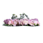 GloboStar® Artificial Garden AMBROSIA 20265 Τεχνητό Διακοσμητικό Πάνελ Λουλουδιών - Κάθετος Κήπος σύνθεση Αμβροσία Μ50 x Π50 x Υ9cm - Image 3