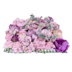 GloboStar® Artificial Garden AMBROSIA 20265 Τεχνητό Διακοσμητικό Πάνελ Λουλουδιών - Κάθετος Κήπος σύνθεση Αμβροσία Μ50 x Π50 x Υ9cm - Image 4