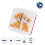 GloboStar® KIDDO 202-0008 Παιδικό Φωτιστικό Νυκτός LED 1W 95lm 120° AC220-240V IP20 Ψυχρό Λευκό 6000K - Μ5.5 x Π5.5 x Υ8cm - 2 Χρόνια Εγγύηση