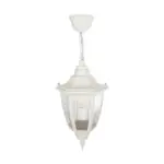 GLOBOSTAR® ENGLAND 202-0014 Vintage Κρεμαστό Φωτιστικό Οροφής με Ντουί 1 x E27 AC 220-240V IP44 - Λευκό - Μ20 x Π20 x Υ35cm - Image 6