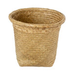 GloboStar® Artificial Garden CECILIA 20343 Διακοσμητικό Ψάθινο Καλάθι - Κασπώ Γλάστρα - Flower Pot Μπεζ Φ26cm x Υ26cm - Image 3
