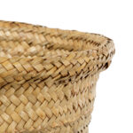 GloboStar® Artificial Garden CECILIA 20344 Διακοσμητικό Ψάθινο Καλάθι - Κασπώ Γλάστρα - Flower Pot Μπεζ Φ30cm x Υ30cm - Image 5