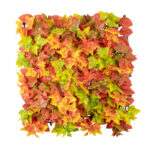 GloboStar® Artificial Garden AUTUMN MAPLE 20349 Τεχνητό Διακοσμητικό Πάνελ Φυλλωσιάς - Κάθετος Κήπος σύνθεση Φθινοπωρινός Σφένδαμος Μ50 x Π50 x Υ10cm - Image 2