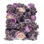 GloboStar® Artificial Garden ROSES STORY 20352 Τεχνητό Διακοσμητικό Πάνελ Λουλουδιών - Κάθετος Κήπος σύνθεση Μωβ & Ροζ Τριαντάφυλλα Μ40 x Π60 x Υ8cm - Image 4