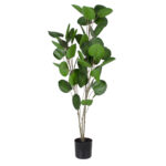 GloboStar® Artificial Garden POLYSCIAS BALFOURIANA TREE 20374 Τεχνητό Διακοσμητικό Φυτό Πολυσκιά Υ110cm - Image 2