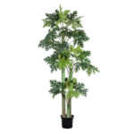 GloboStar® Artificial Garden PAPAYA TREE 20383 Τεχνητό Διακοσμητικό Φυτό  Παπάγια Υ270cm - Image 2