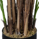 GloboStar® Artificial Garden BROADLEAF LADY PALM TREE 20384 Τεχνητό Διακοσμητικό Φυτό Πλατύφυλλος Φοίνικας Μπαμπού Υ300cm - Image 5