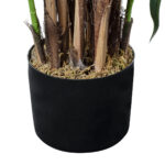 GloboStar® Artificial Garden BROADLEAF LADY PALM TREE 20384 Τεχνητό Διακοσμητικό Φυτό Πλατύφυλλος Φοίνικας Μπαμπού Υ300cm - Image 6