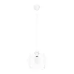 GLOBOSTAR® VORTEX 203-0001 Μοντέρνο Κρεμαστό Φωτιστικό Οροφής με Ντουί 1 x E27 AC 220-240V IP20 - Λευκό - Μ23.5 x Π23.5 x Υ20cm - Image 4