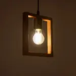 GLOBOSTAR® EDISON 203-0020 Vintage Κρεμαστό Φωτιστικό Οροφής με Ντουί 1 x E27 AC 220-240V IP20 - Μπεζ & Μαύρο - Μ19 x Π5 x Υ22cm - Image 3