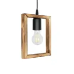 GLOBOSTAR® EDISON 203-0020 Vintage Κρεμαστό Φωτιστικό Οροφής με Ντουί 1 x E27 AC 220-240V IP20 - Μπεζ & Μαύρο - Μ19 x Π5 x Υ22cm - Image 5