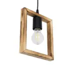 GLOBOSTAR® EDISON 203-0020 Vintage Κρεμαστό Φωτιστικό Οροφής με Ντουί 1 x E27 AC 220-240V IP20 - Μπεζ & Μαύρο - Μ19 x Π5 x Υ22cm - Image 6